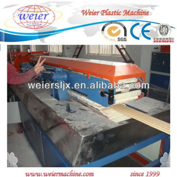 Seashore application of WPC decking panels board machine